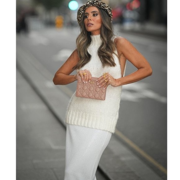 BLOGGER'S FAVE!  Zara Knit Vest white  NWT - Picture 2 of 8